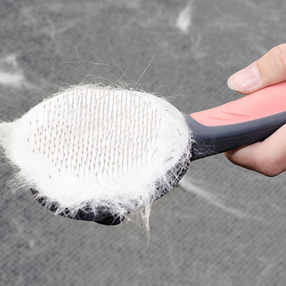 Cat Brush Dog Comb Hair Removes Pet Hair Comb For Cat Grooming Hair Cleaner Cleaning Beauty Products Self Cleaning Slicker Brush