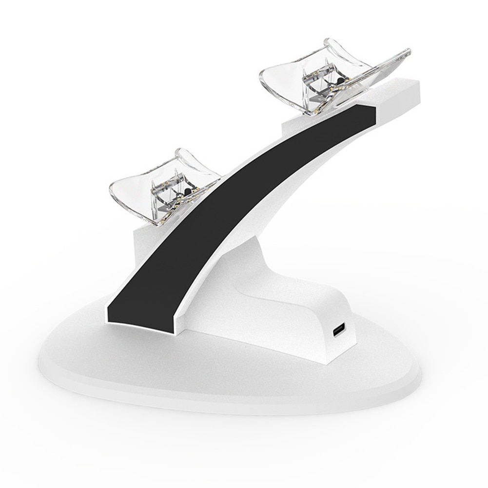 5V 2A Game Controller Handle Dual Charger Dock for Sony PS5 DualSense Wireless Charging Power Cradle Desktop Stand Station