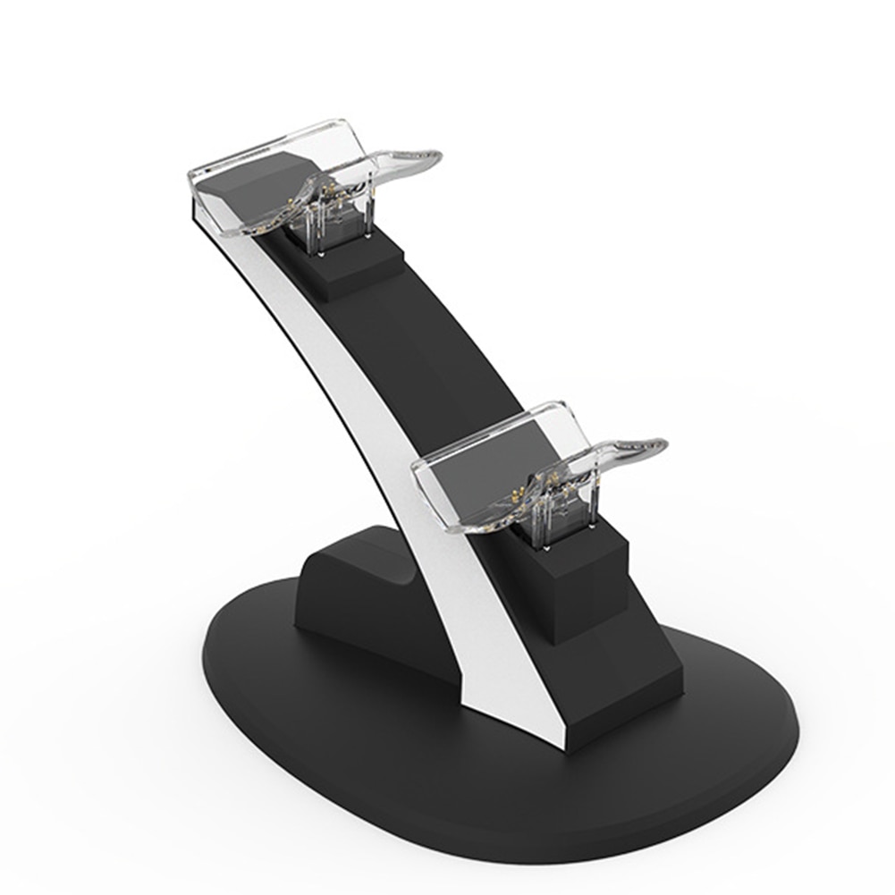 5V 2A Game Controller Handle Dual Charger Dock for Sony PS5 DualSense Wireless Charging Power Cradle Desktop Stand Station