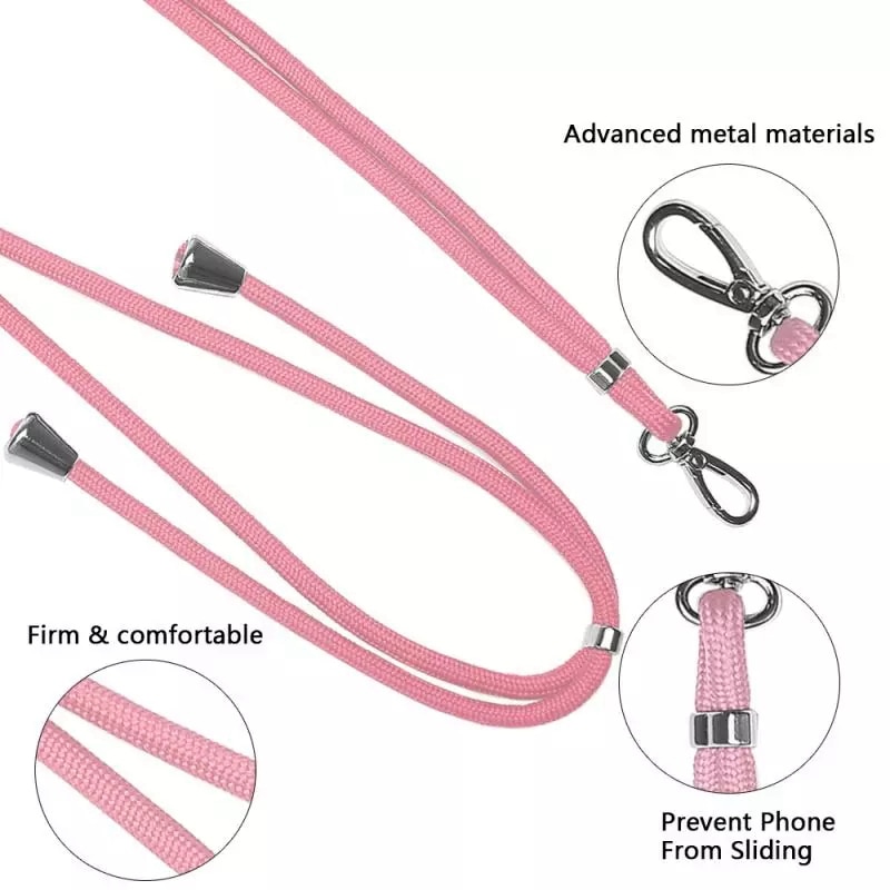 Phone Lanyard Adjustable Detachable Neck Cord Lanyard Strap And Phone Safety Tether For Mobile Phone Accessories Phone Lanyard