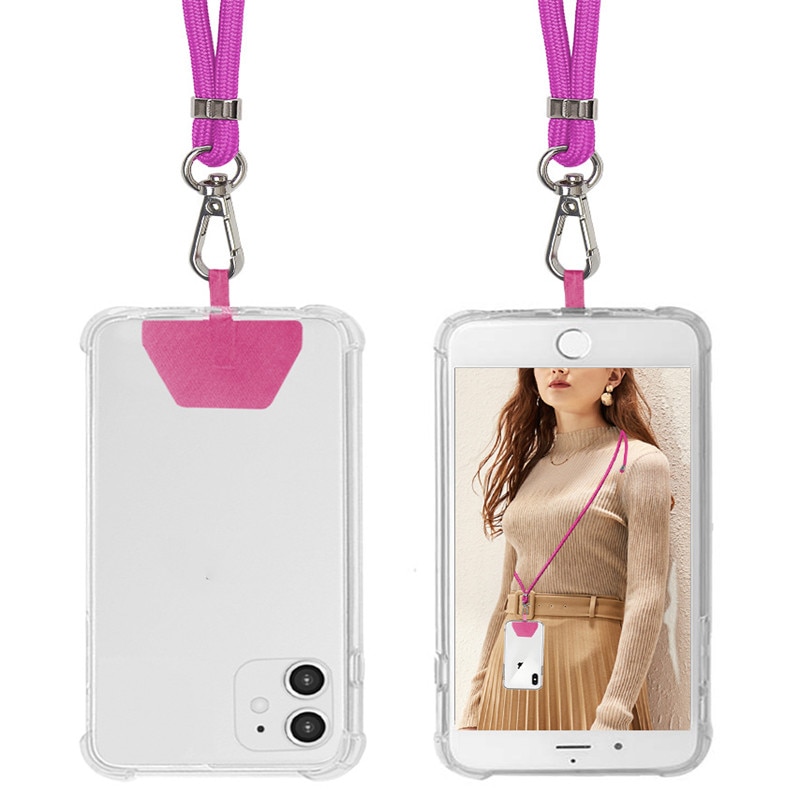 Phone Lanyard Adjustable Detachable Neck Cord Lanyard Strap And Phone Safety Tether For Mobile Phone Accessories Phone Lanyard