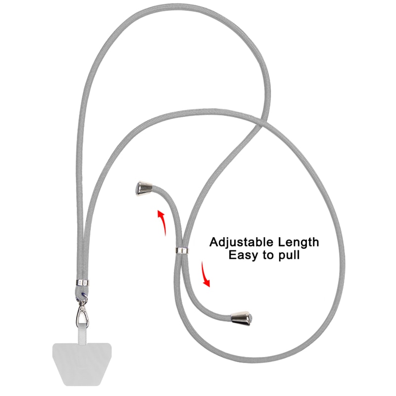 Phone Lanyard Adjustable Detachable Neck Cord Lanyard Strap And Phone Safety Tether For Mobile Phone Accessories Phone Lanyard