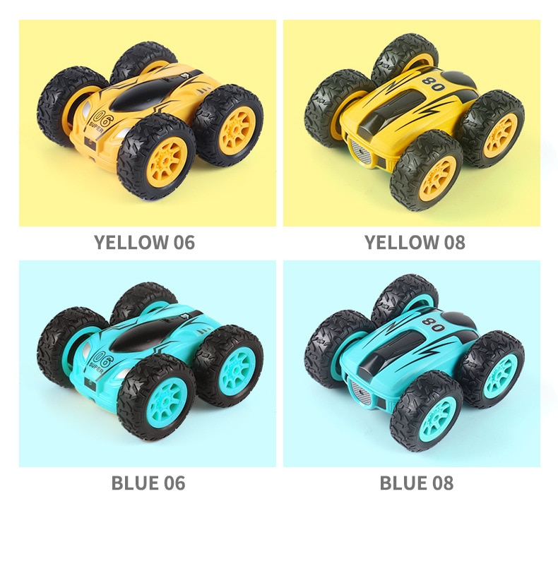 Remote Control High-Speed Double-Sided Special Effects Rock Crawler Mini Light Bomb Four-Wheel Drive Jump