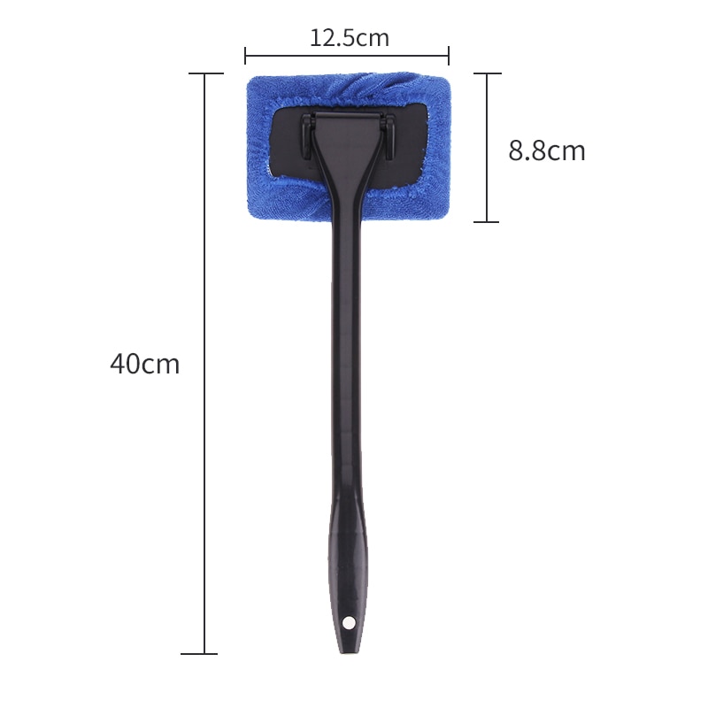 Car Window Cleaner Brush Kit Windshield Cleaning Wash Tool Inside Interior Auto Glass Wiper With Long Handle Car Accessories