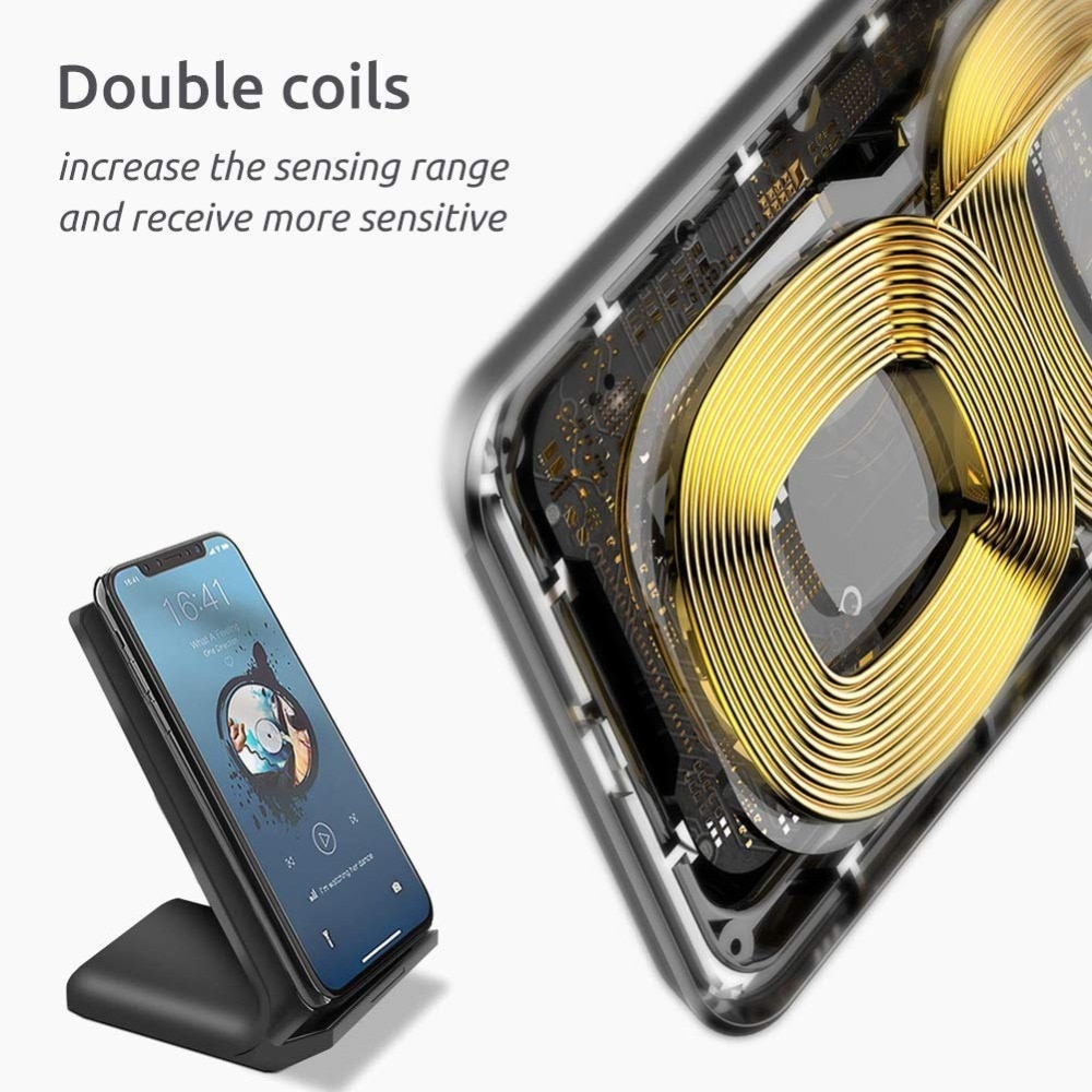 30W Qi Wireless Charger Stand For iPhone 12 11 Pro X XS Max XR 8 Samsung S20 S10 Note 20 Fast Charging Dock Station Phone Holder