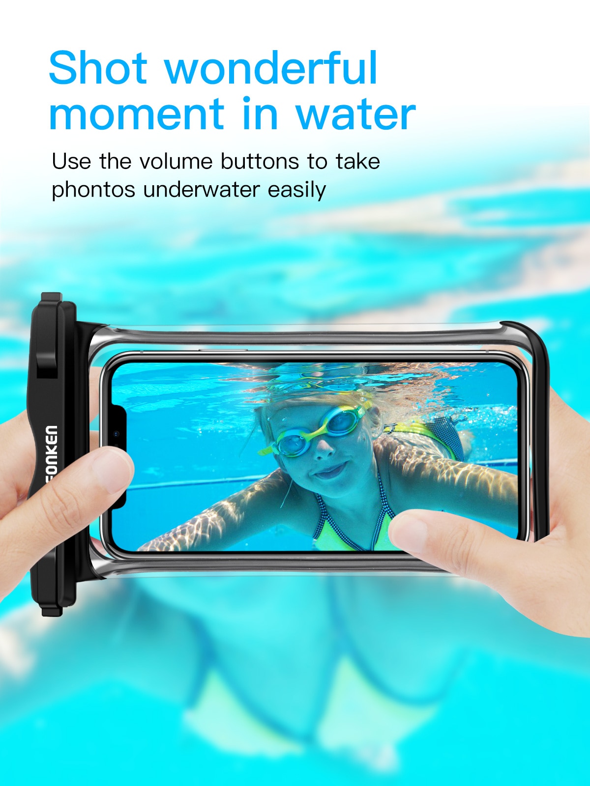 FONKEN Full View Waterproof Case for Phone Underwater Snow Rainforest Transparent Dry Bag Swimming Pouch Big Mobile Phone Covers FONKEN Full View Waterproof Case for Phone Underwater Snow Rainforest Transparent Dry Bag Swimming Pouch Big Mobile Phone Covers