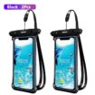 2pcs black case