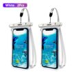 2pcs white case