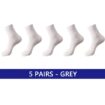 5 PAIRS GREY