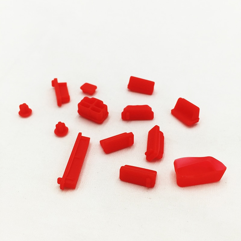 16pcs 13pcs Colorful Silicone Anti Dust Plug Cover Stopper Laptop dust plug laptop dustproof usb dust plug Computer Accessories