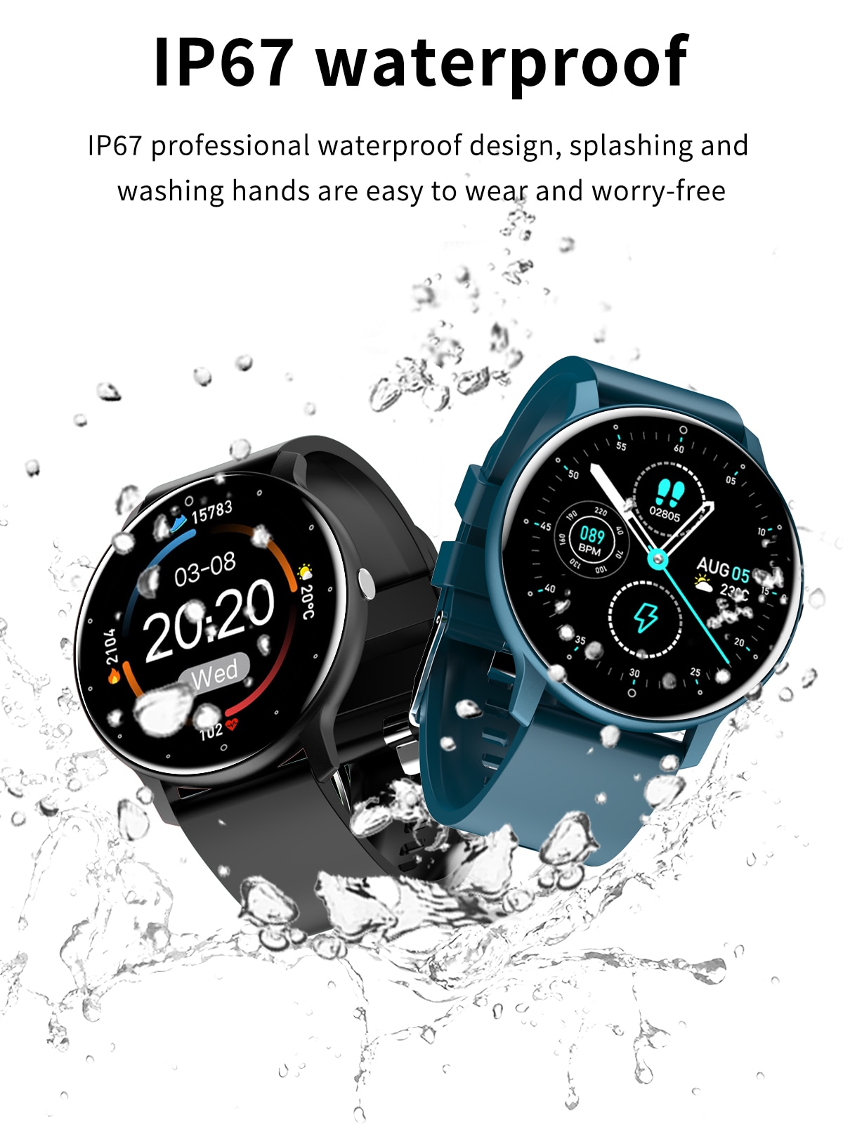 Smart Watch Women Men Lady Sport Fitness Smartwatch Sleep Heart Rate Monitor Waterproof Watches For IOS Android