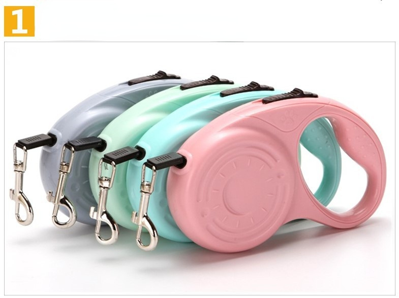 Nylon Retractable Dog Collar 3/5m for Small Medium Large Dogs Cats Leashes Lead Dog Accessories Roulette Leash for Dogs Supplies