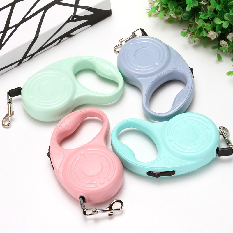Nylon Retractable Dog Collar 3/5m for Small Medium Large Dogs Cats Leashes Lead Dog Accessories Roulette Leash for Dogs Supplies