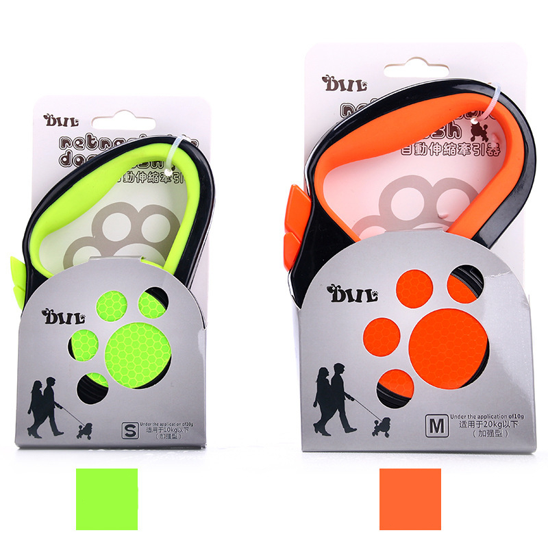 3/5/8M Retractable Dog Leash Reflective Tape Dog Leashes Nylon Extending Puppy Walking Running Dogs Leads Traction Rope