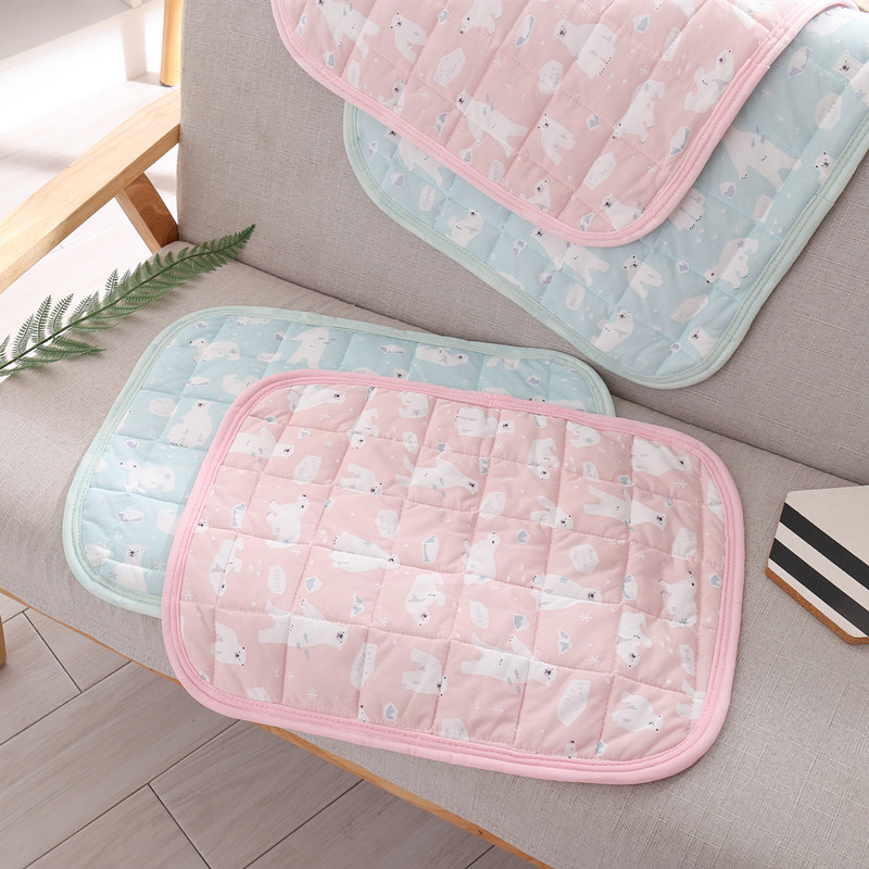 Dog Cooling Mat Summer Pad Pet Mat Bed For Dogs Cat Blanket Ice Silk Pad Sofa Cooling Bed for Small Medium Dogs Car Seat Cushion
