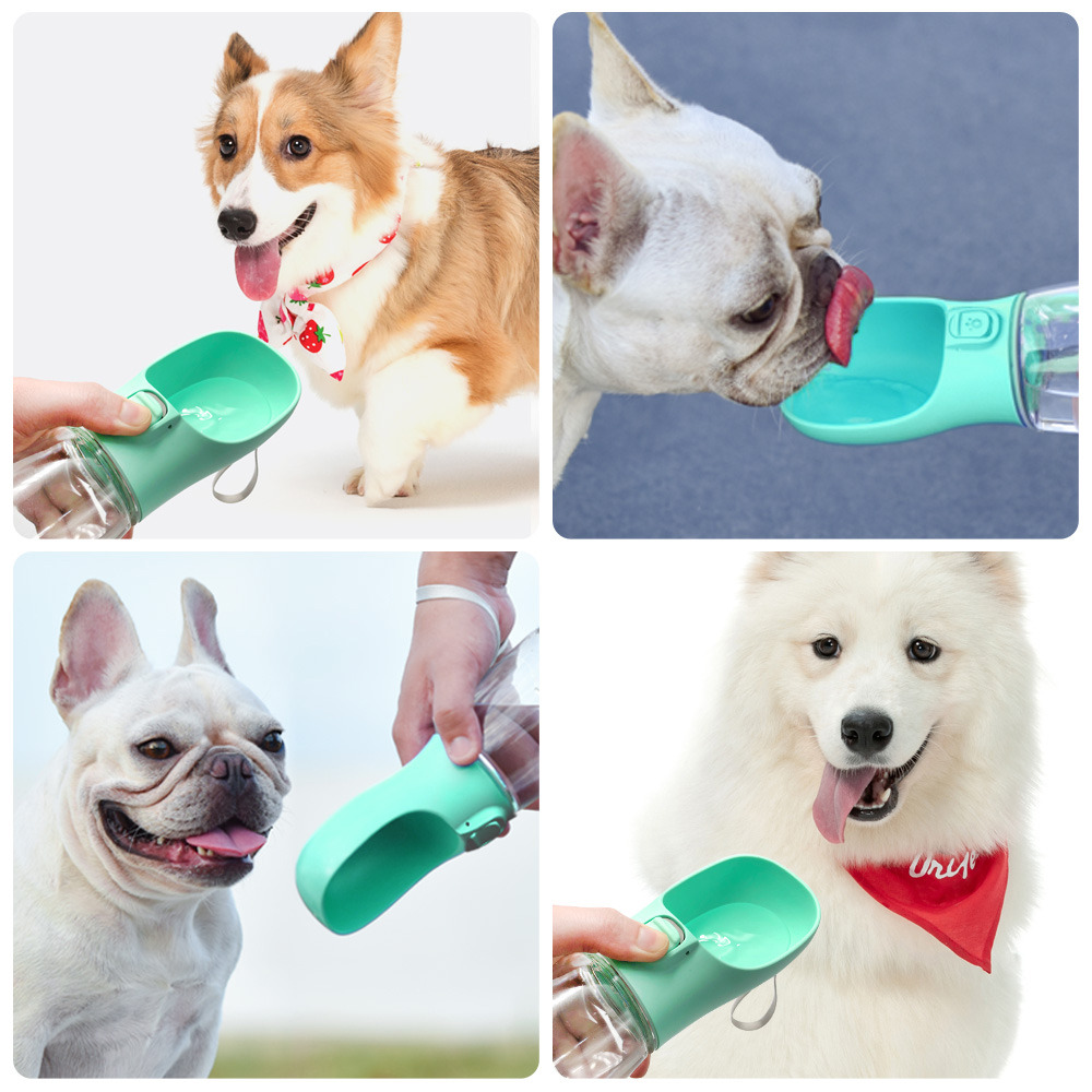 Portable Dog Water Bottle Puppy Water bowl For Dogs Leakproof Pet Drinker Outdoor Dog Bowl Food Containers Dog Accessories