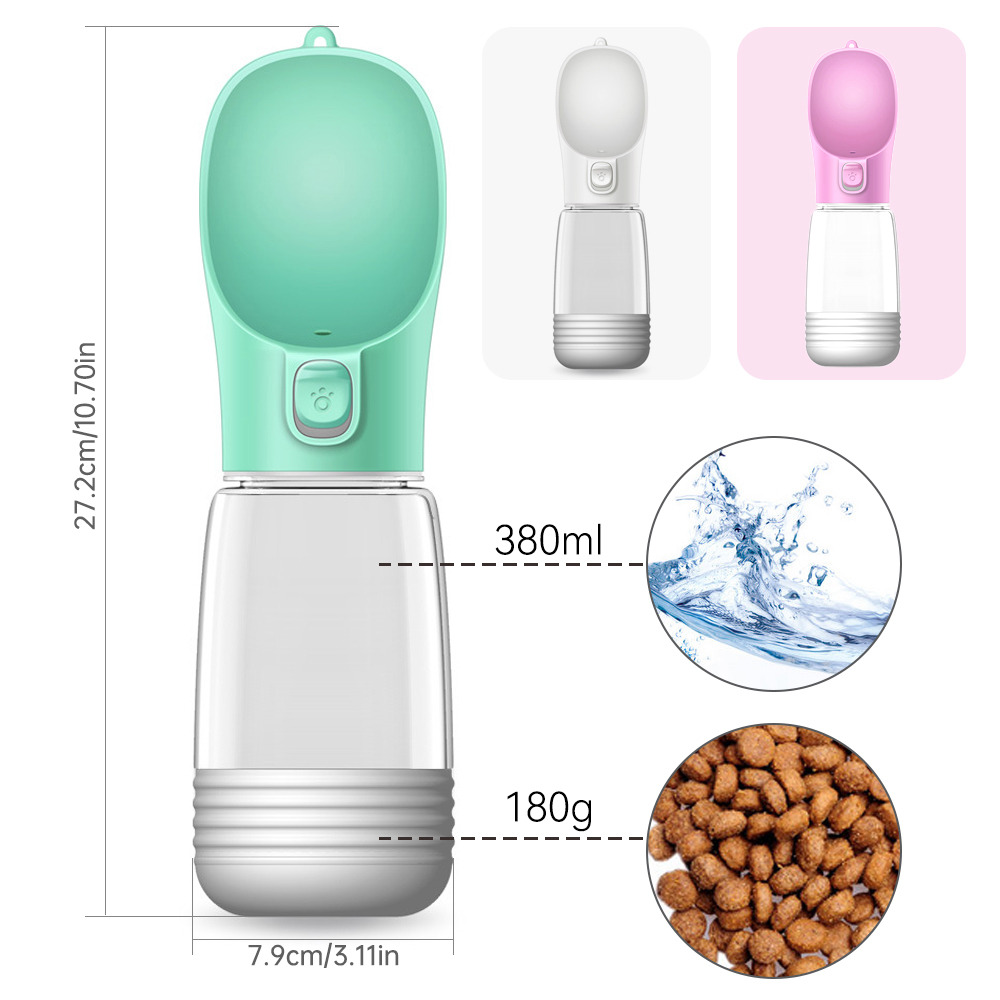 Portable Dog Water Bottle Puppy Water bowl For Dogs Leakproof Pet Drinker Outdoor Dog Bowl Food Containers Dog Accessories