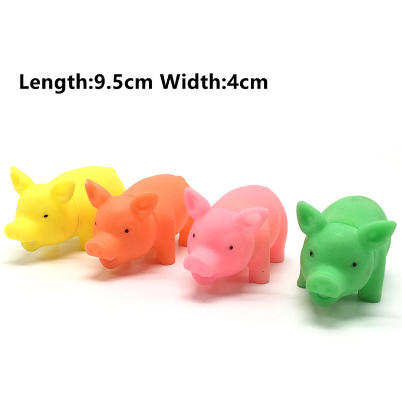 1PC Rubber Squeak Toys for Dog Screaming Chicken Chew Bone Slipper Squeaky Ball Dog Toys Tooth Grinding & Training Toy