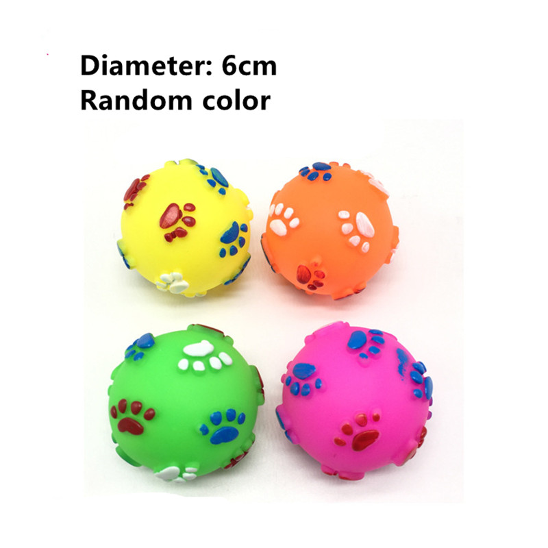 1PC Rubber Squeak Toys for Dog Screaming Chicken Chew Bone Slipper Squeaky Ball Dog Toys Tooth Grinding & Training Toy