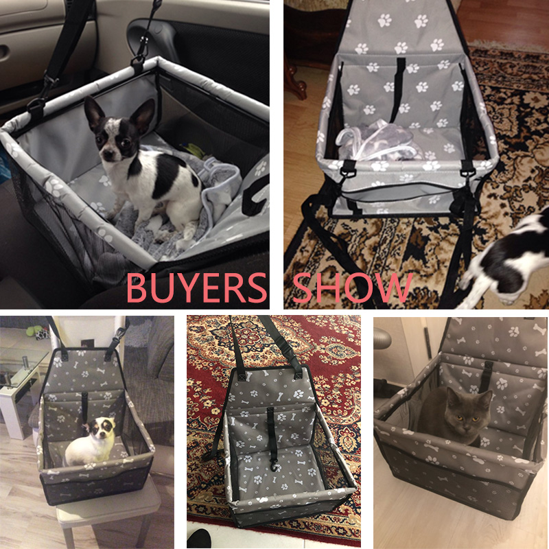 Pet Dog Carrier Car Seat Cover Pad Carry House Cat Puppy Bag Car Travel Folding Hammock Waterproof Dog Bag Basket Pet Carriers