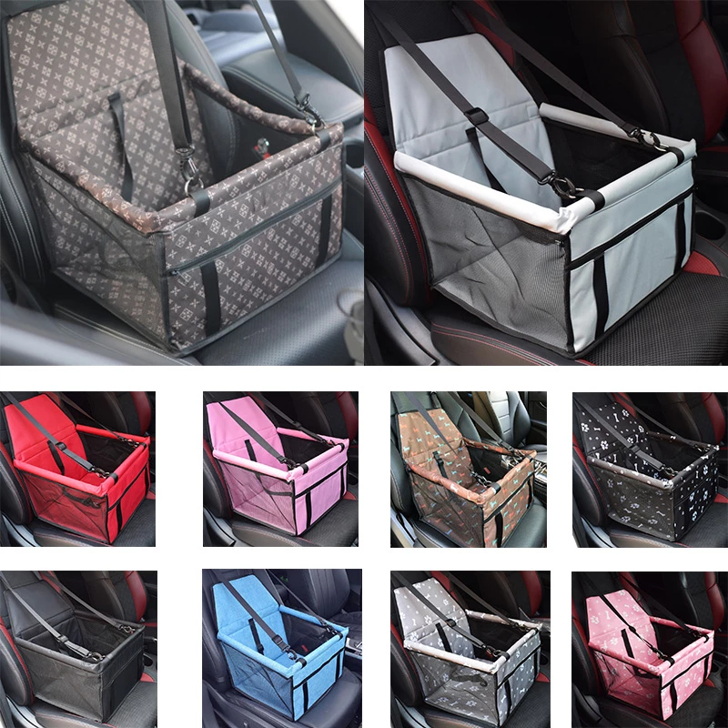 Pet Dog Carrier Car Seat Cover Pad Carry House Cat Puppy Bag Car Travel Folding Hammock Waterproof Dog Bag Basket Pet Carriers