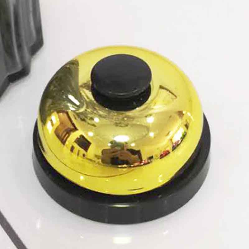 Pet Toy Training Called Dinner Small Bell Footprint Ring Dog Toys for Teddy Puppy Pet Call  Puppy Accessories Pet Toys