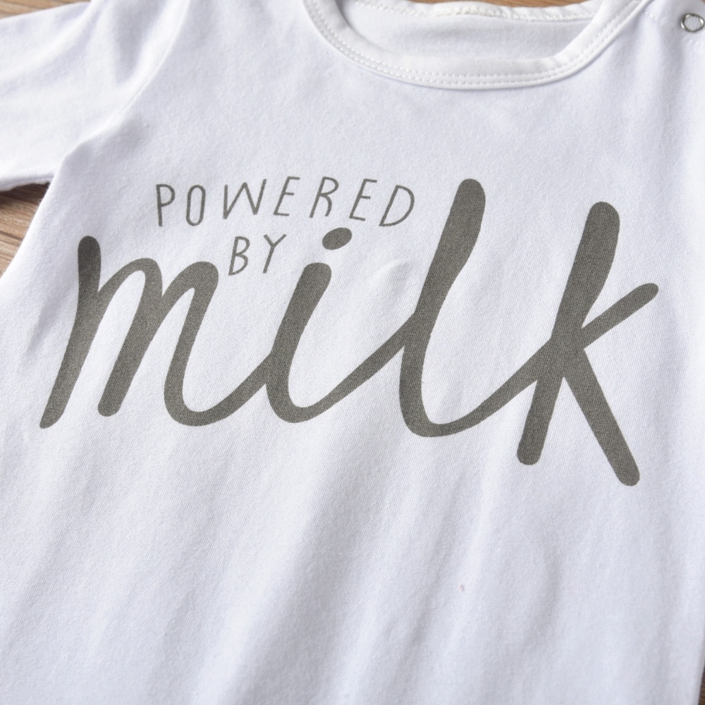 Baby's Powered By Milk Romper