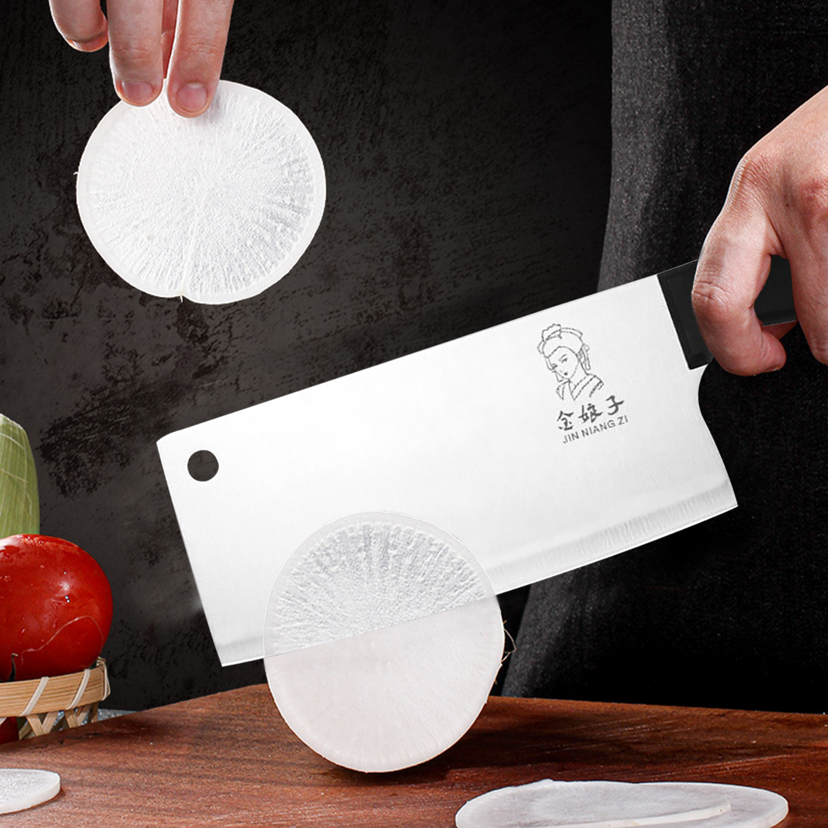Kitchen Chef Knife Stainless Steel Meat Fish Vegetables Slicer Chopping Professional Chinese Butcher Cleaver