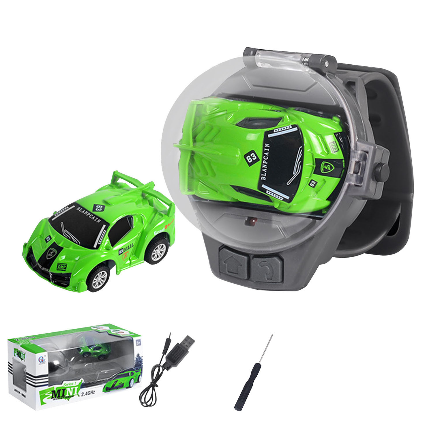 New Mini Watches Rc Car 2.4G Watch Remote Control Vehicle Cute Truck Infrared Sensing Rc Cars Toys For Baby Small Children Gift