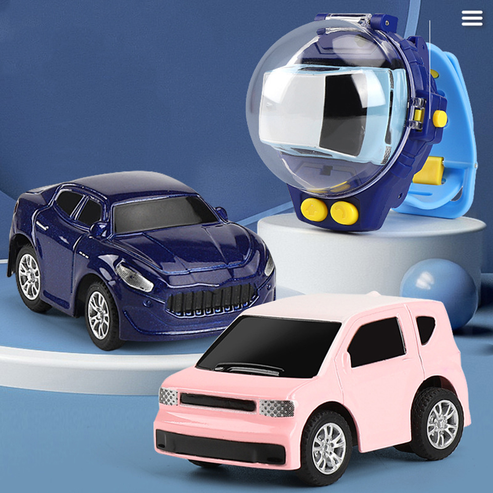 Cute Toy Children's Watch Remote Control Toy Car Of 1-12 Years Model Toy Car Birthday Present Watch Modeling 2.4 Ghz RC Car Toy