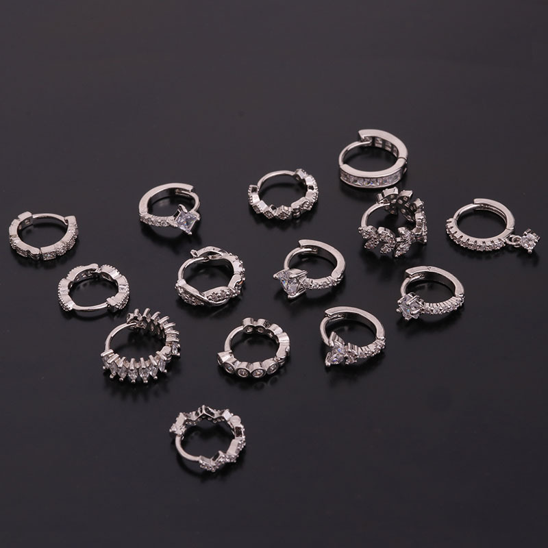 1Piece Plate Stainless Steel Earrings for Women Jewelry 2022 Zircon Star Round Leaf Piercing Stud Earrings for Teens 1Piece Plate Stainless Steel Earrings for Women Jewelry 2022 Zircon Star Round Leaf Piercing Stud Earrings for Teens
