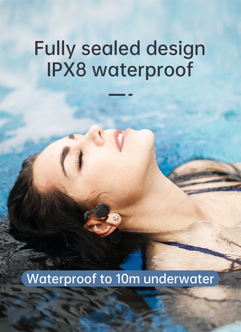True Bone Conduction Earphone IPX8 / IPX4 Waterproof Running Headphones Bluetooth Wireless Sports Headset TWS with Mic SD Card True Bone Conduction Earphone IPX8 / IPX4 Waterproof Running Headphones Bluetooth Wireless Sports Headset TWS with Mic SD Card