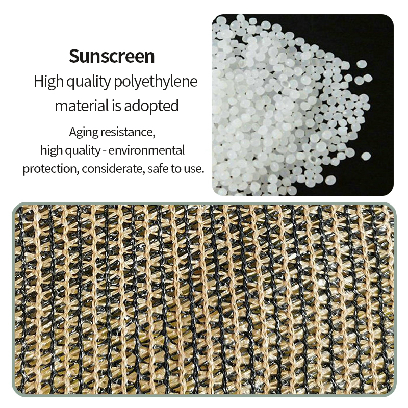 Outdoor Patio Sun Shade Sail Rectangle Garden Sunshade Net  Garden Balcony Net  Summer Anti-UV Sun Shelter Awning Car Canopy