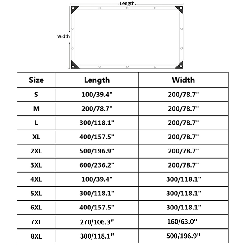 Outdoor Patio Sun Shade Sail Rectangle Garden Sunshade Net  Garden Balcony Net  Summer Anti-UV Sun Shelter Awning Car Canopy