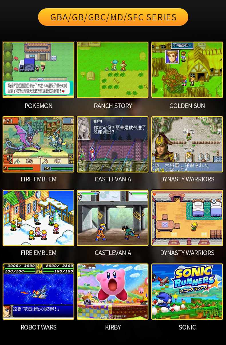 Portable retro video game console for video games, mini player, miniature electronic camera for children's gift video games