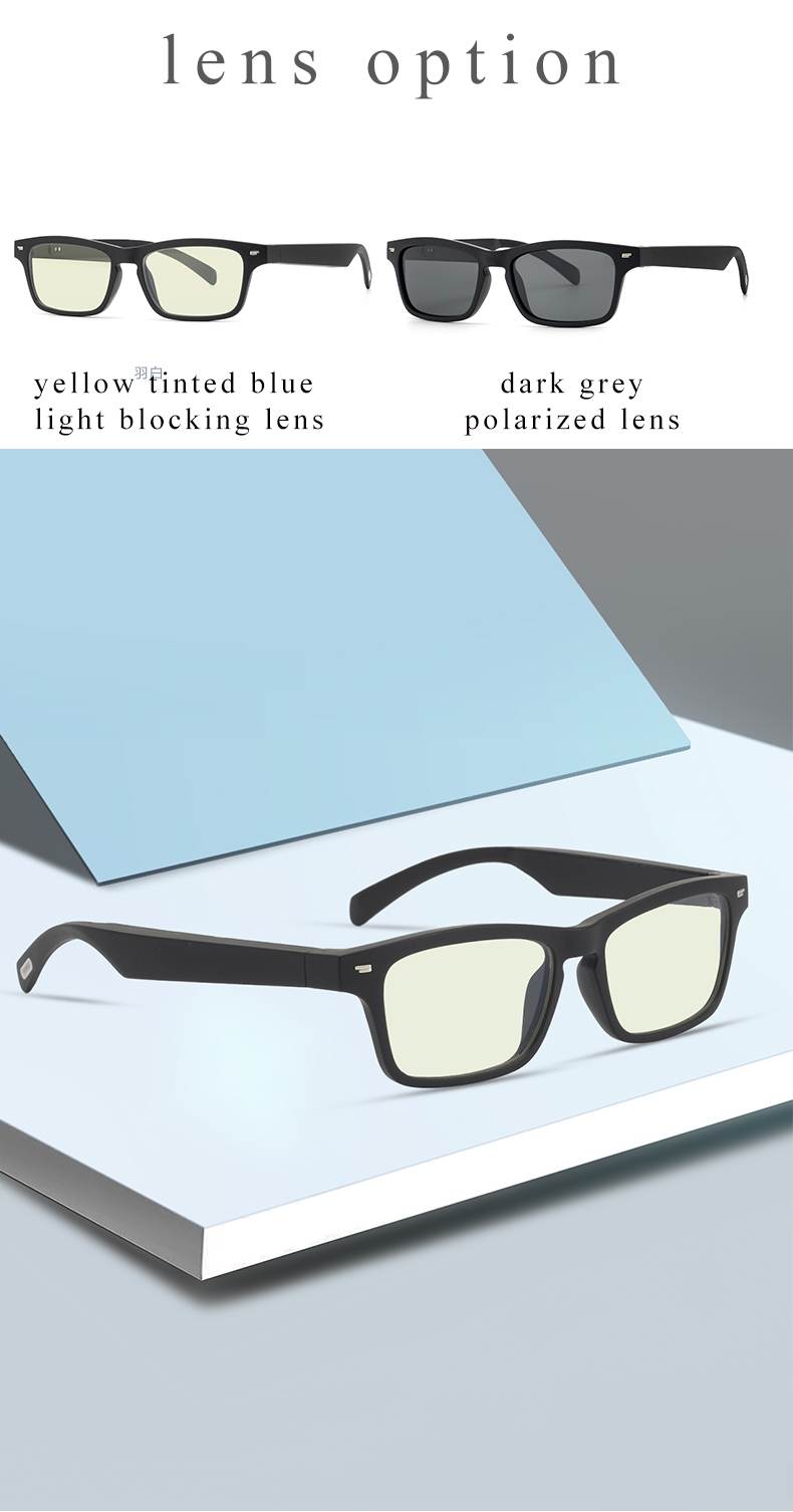 Smart Glasses Wireless Bluetooth 5.0 Sunglasses Outdoor Smart Sport Hands-Free Calling Calling Music Anti-Blue Eyeglasses