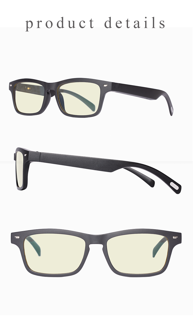 Smart Glasses Wireless Bluetooth 5.0 Sunglasses Outdoor Smart Sport Hands-Free Calling Calling Music Anti-Blue Eyeglasses