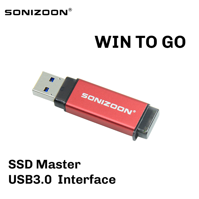 SSD OF WINTOGO Solid state USB3.1 USB3.0 128GB 256GB Hard Drive Portable Solid State DrivePC