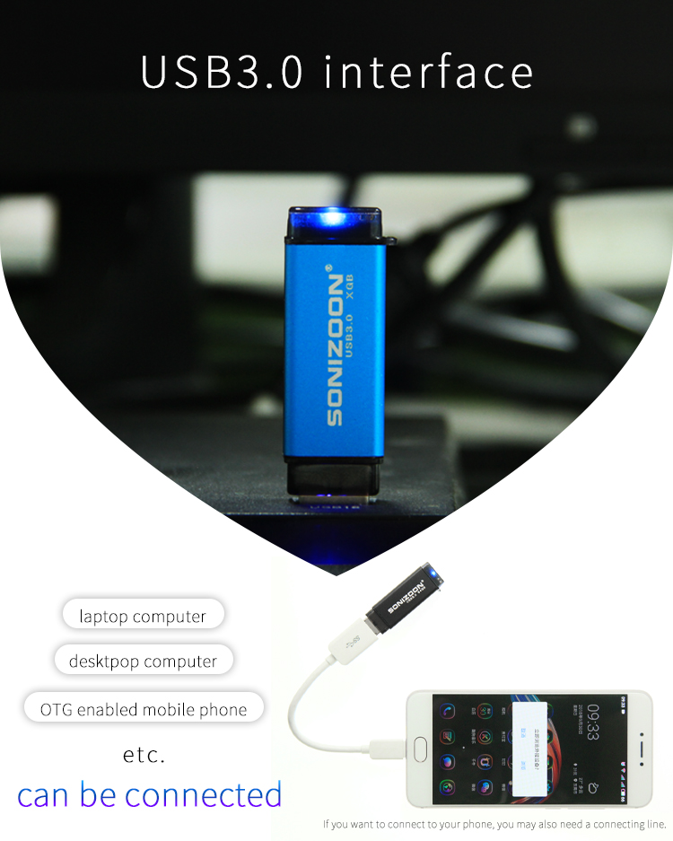 SSD OF WINTOGO Solid state USB3.1 USB3.0 128GB 256GB Hard Drive Portable Solid State DrivePC