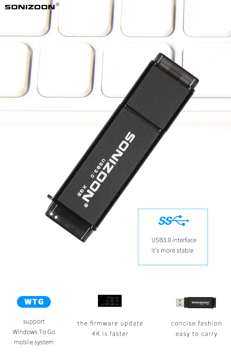 SSD OF WINTOGO Solid state USB3.1 USB3.0 128GB 256GB Hard Drive Portable Solid State DrivePC