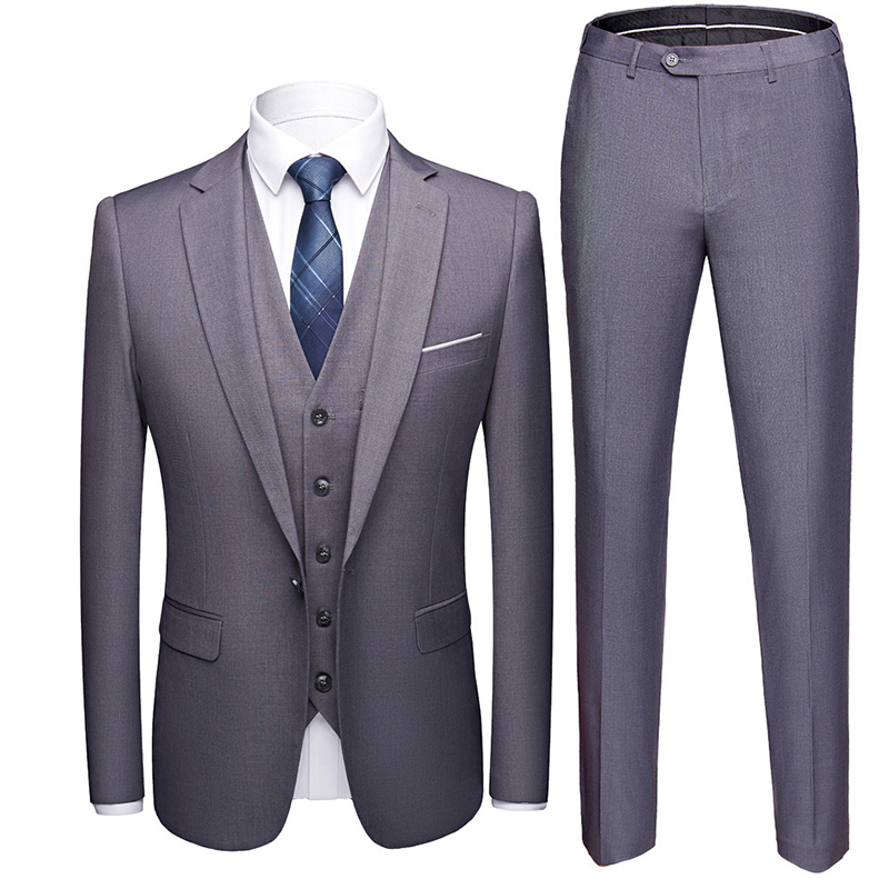 Fashion Blazer New Men'S Three Piece Slim Fit Men'S Designer Long Red Wedding Men Suit Мужской Костюм Hyfm020