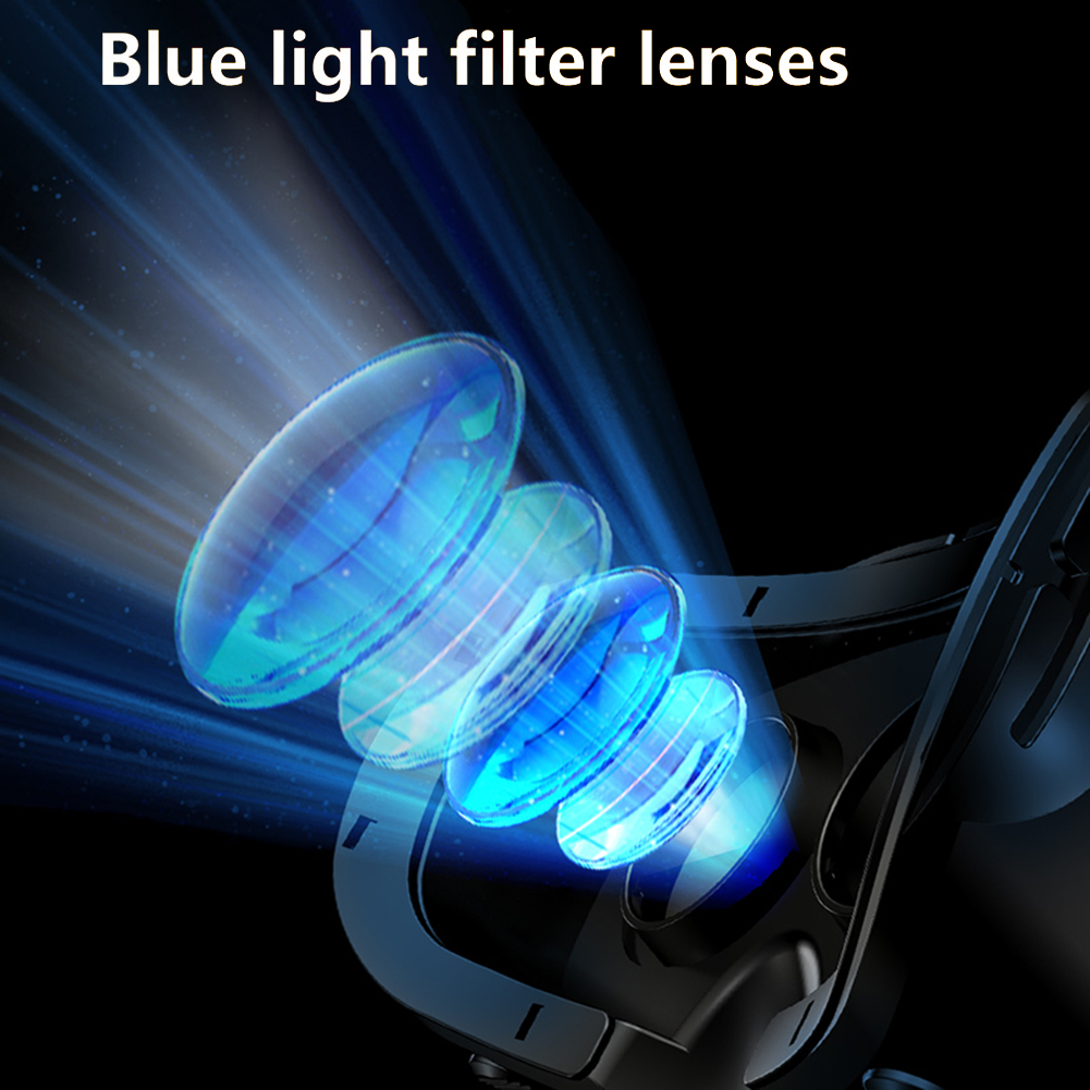VRG Pro Virtual Reality 3D VR Headset Smart Glasses Helmet for Smartphones Cell Phone Mobile 5-7 Inches Binoculars with Controls