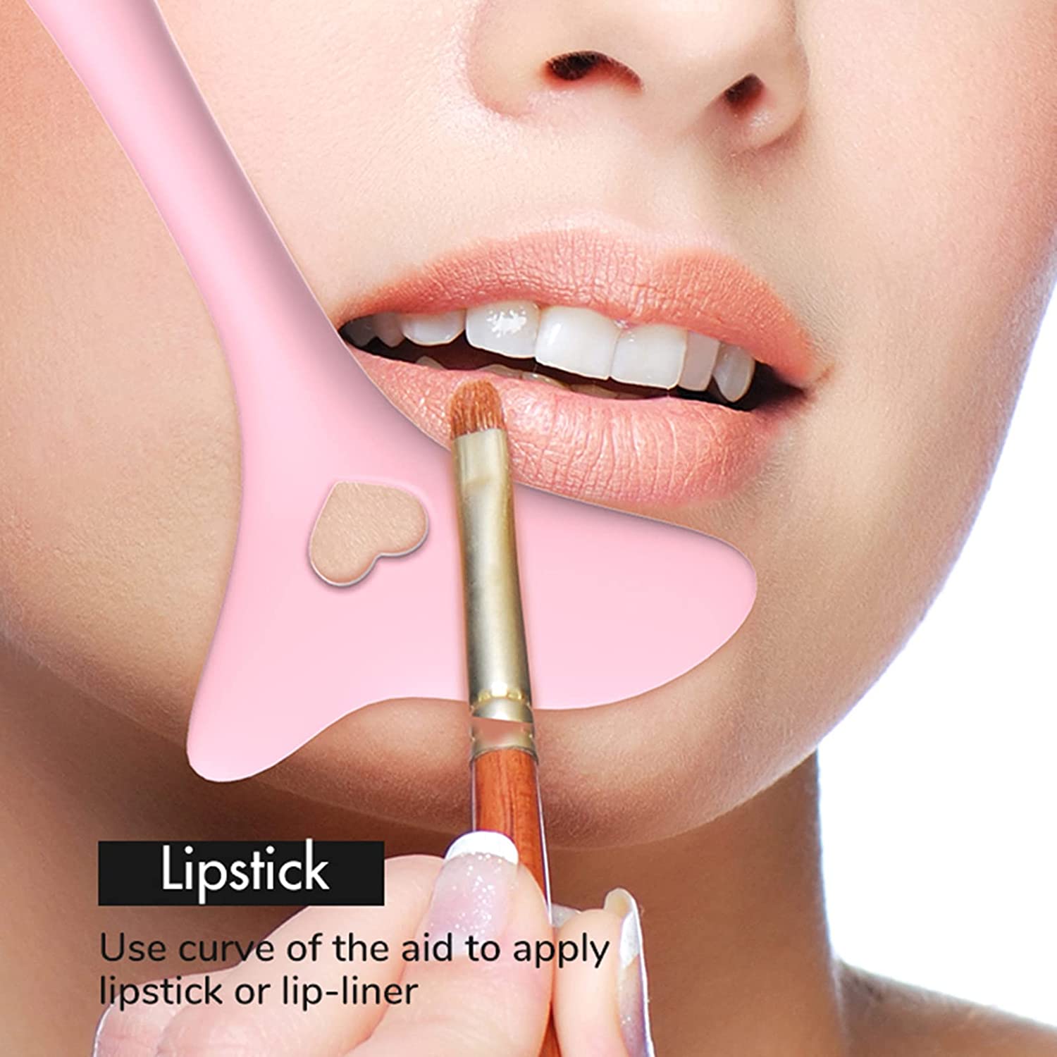 2022 Silicone Eyeliner Stencils Wing Tips Marscara Drawing Lipstick Wearing Aid Face Cream Mask Applicator Makeup Tool Resusable
