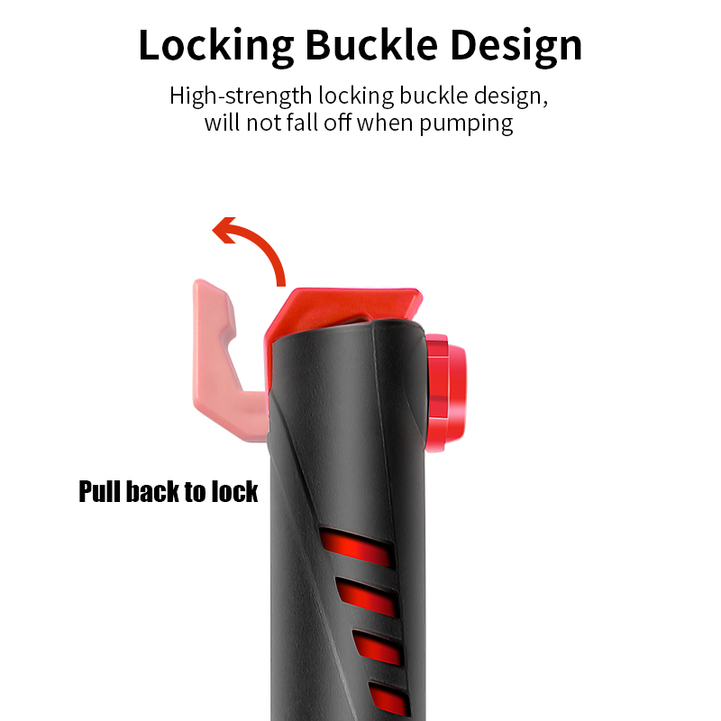 WEST BIKING 100Psi Mini Bike Pump Aluminum Alloy Bicycle Hand Air Pump Tire Inflator Schrader Presta Valve MTB Road Cycling Pump