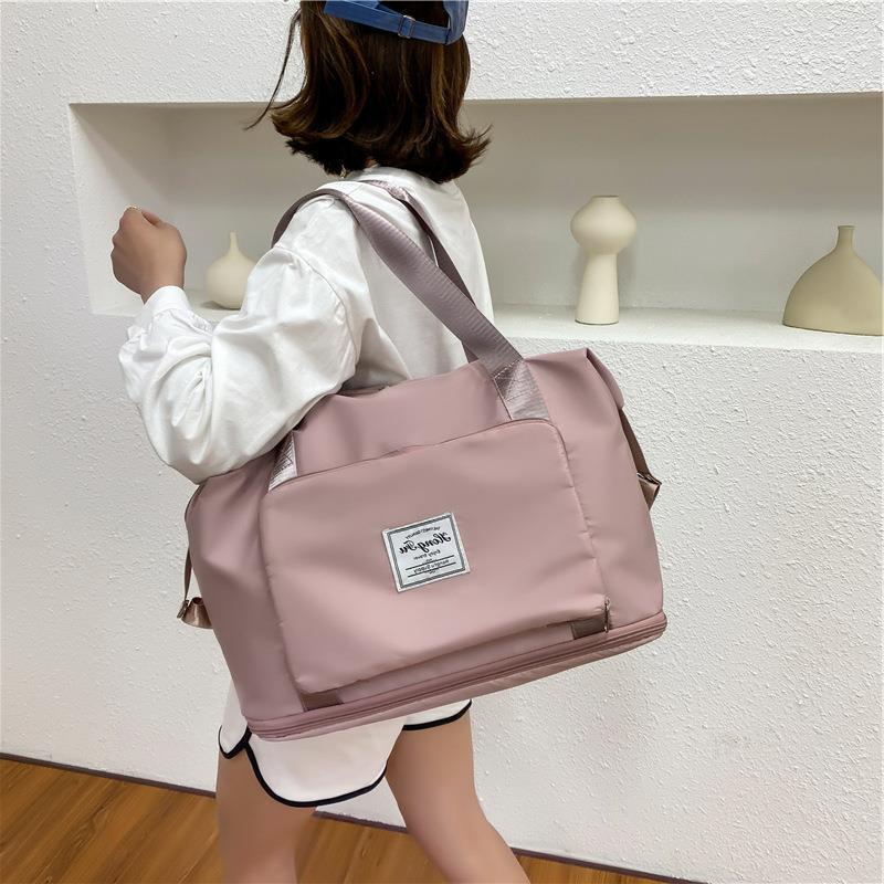 Large Capacity Folding Travel Bags Waterproof Luggage Tote Handbag Travel Duffle Bag Gym Yoga Storage Shoulder Bag For Women Men