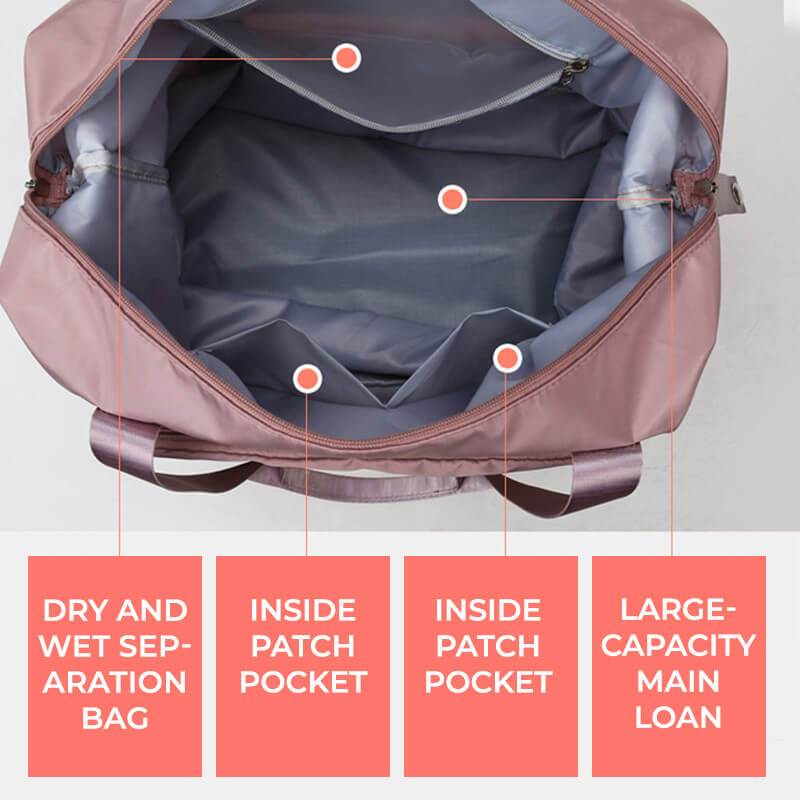 Large Capacity Folding Travel Bags Waterproof Luggage Tote Handbag Travel Duffle Bag Gym Yoga Storage Shoulder Bag For Women Men