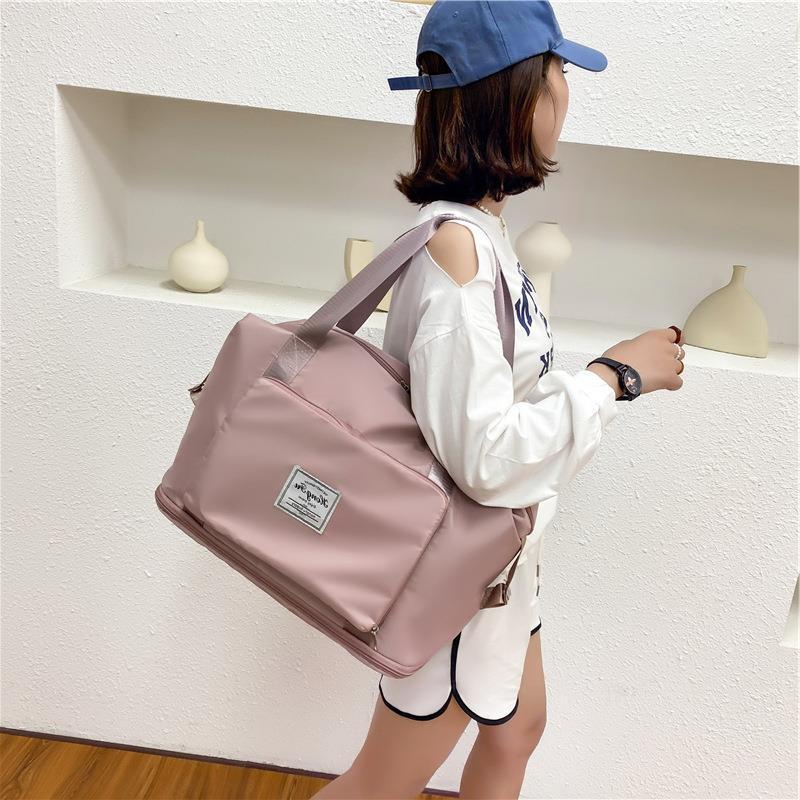 Large Capacity Folding Travel Bags Waterproof Luggage Tote Handbag Travel Duffle Bag Gym Yoga Storage Shoulder Bag For Women Men