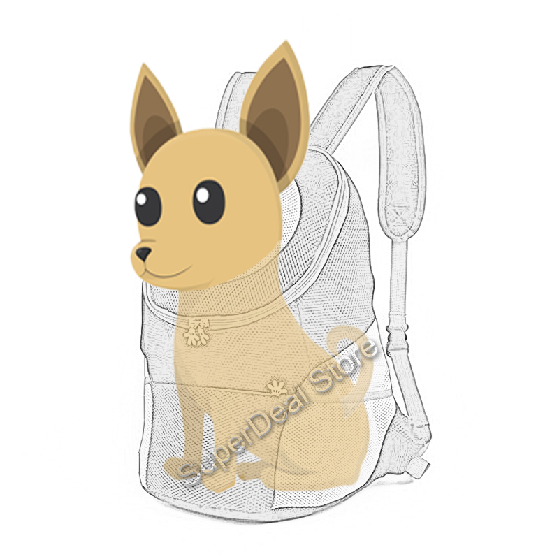 Pet Dog Carrier Bag Carrier For Dogs Backpack Out Double Shoulder Portable Travel Backpack Outdoor Dog Carrier Bag Travel Set