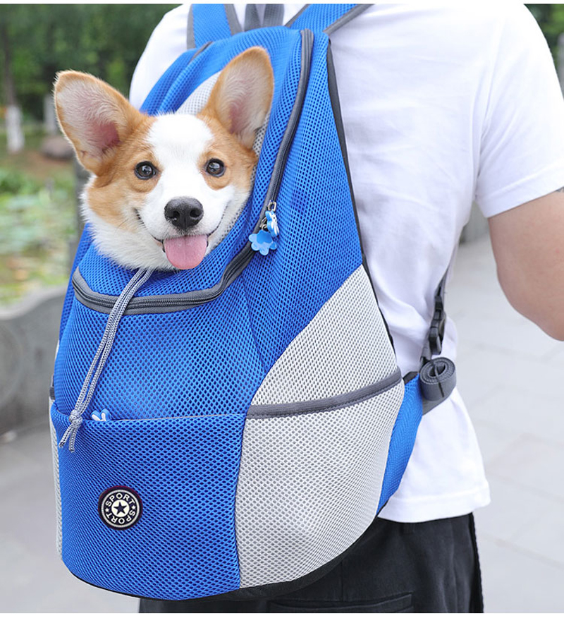 Pet Dog Carrier Bag Carrier For Dogs Backpack Out Double Shoulder Portable Travel Backpack Outdoor Dog Carrier Bag Travel Set