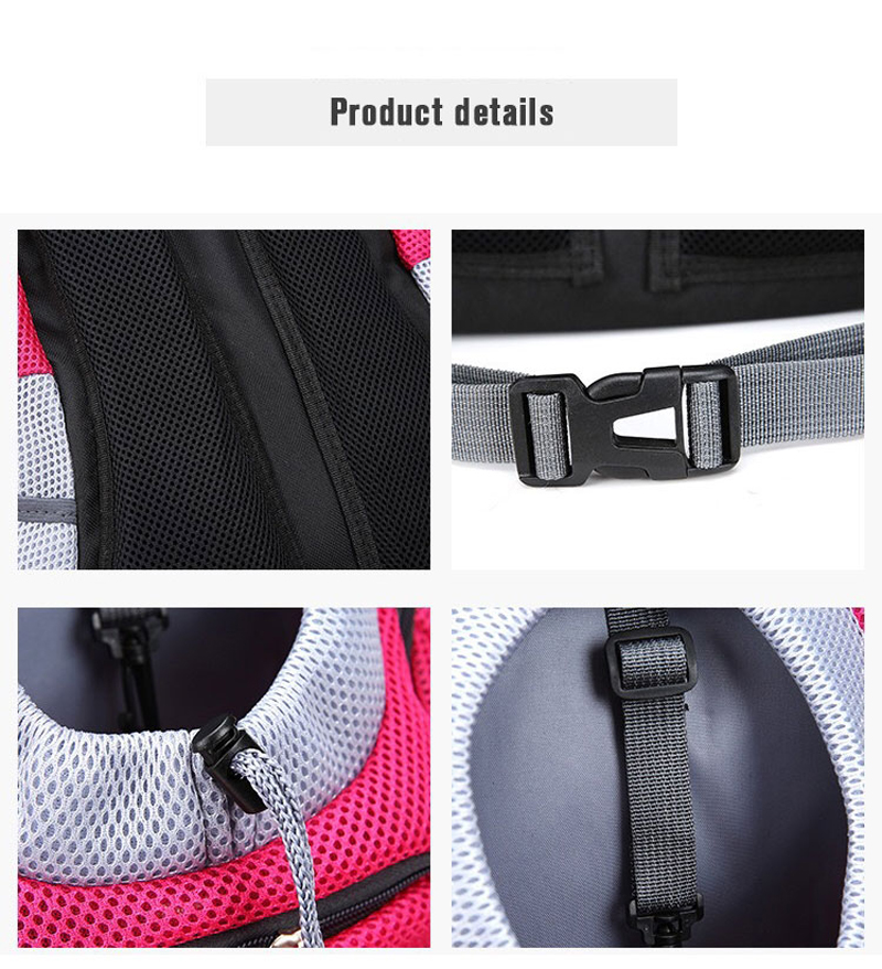 Pet Dog Carrier Bag Carrier For Dogs Backpack Out Double Shoulder Portable Travel Backpack Outdoor Dog Carrier Bag Travel Set